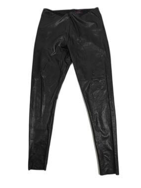 Womens Commando Faux Leather Leggings Black XL